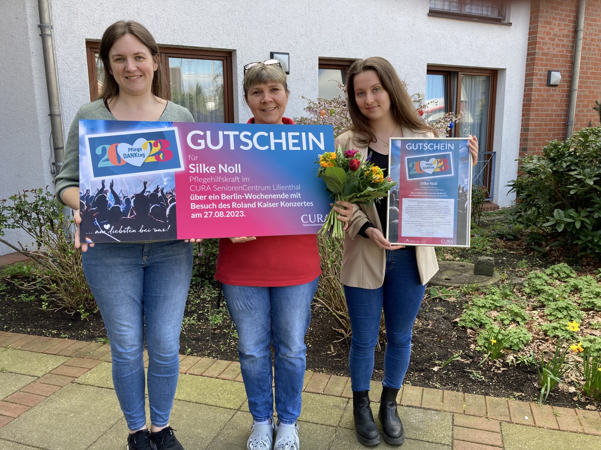 Unsere Liebe Silke Ist Gewinnerin Pflegedanktages CURA