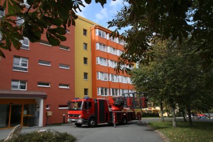 Brandübung im CURA Seniorencentrum Stollberg
