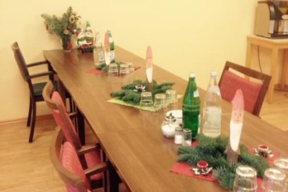 Weihnachtliche Hausgemeinschaftsküche