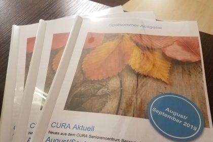 Spätsommerausgabe der CURA Aktuell Bergedorf